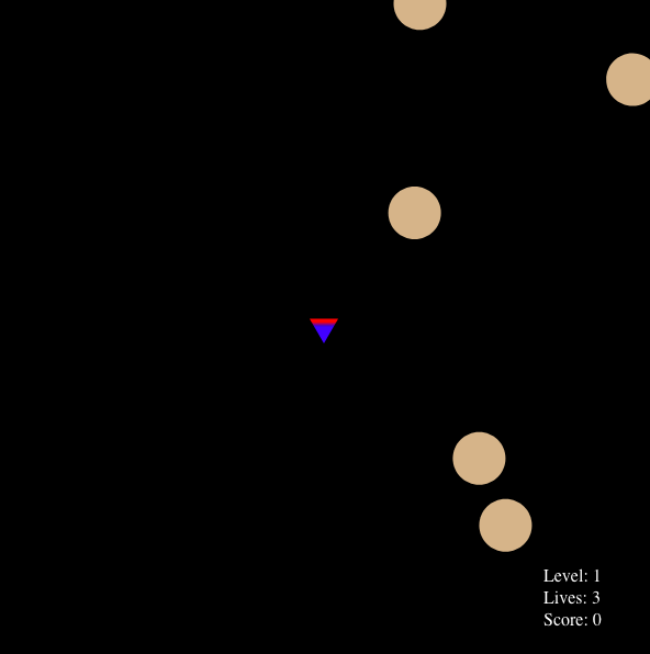 picture of asteroids game